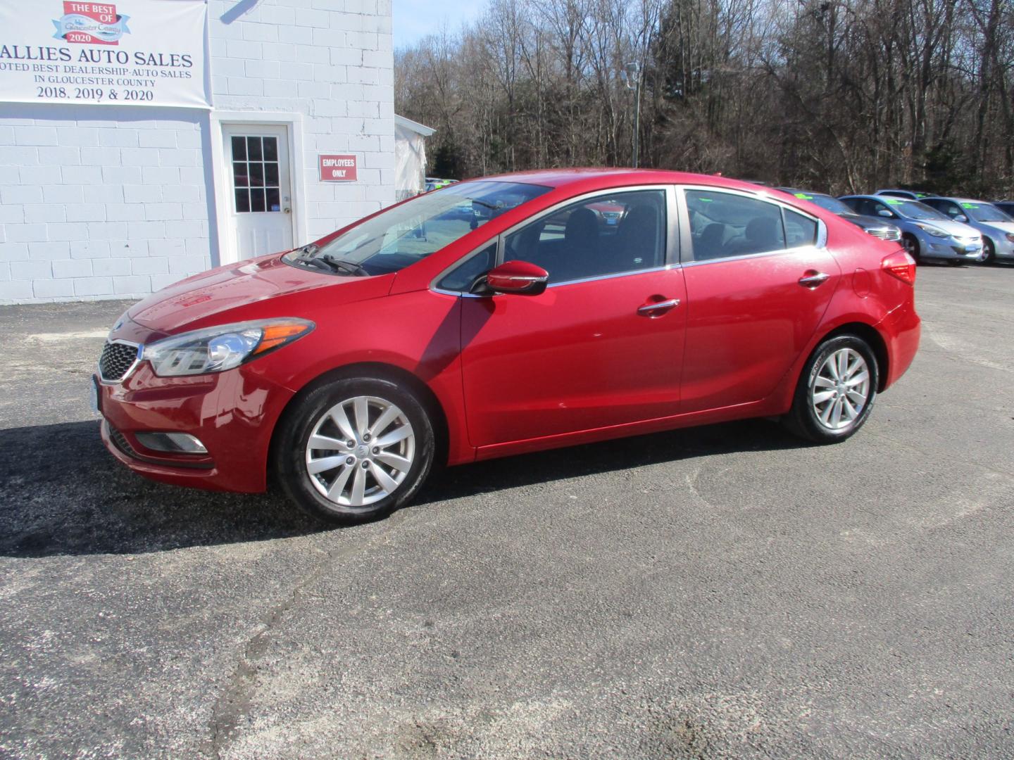 2015 RED Kia Forte (KNAFX4A84F5) , located at 540a Delsea Drive, Sewell, NJ, 08080, (856) 589-6888, 39.752560, -75.111206 - Photo#1